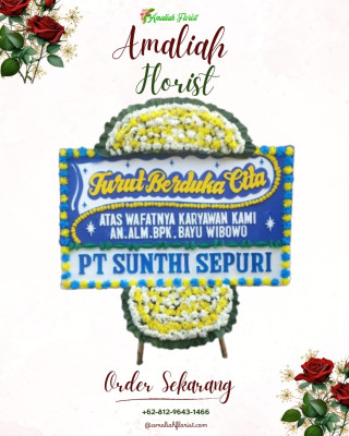 Papan Bunga Duka di Kubutambahan